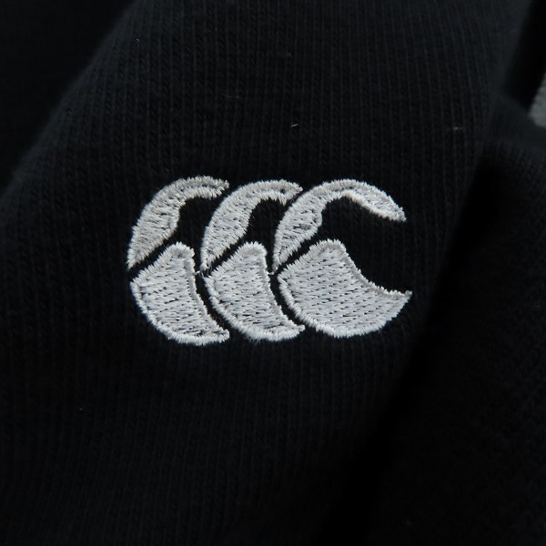 実際に弊社で買取させて頂いたCANTERBURY/カンタベリー ALL BLACKS/オールブラックス 長袖 ラガーシャツ /Lの画像 5枚目