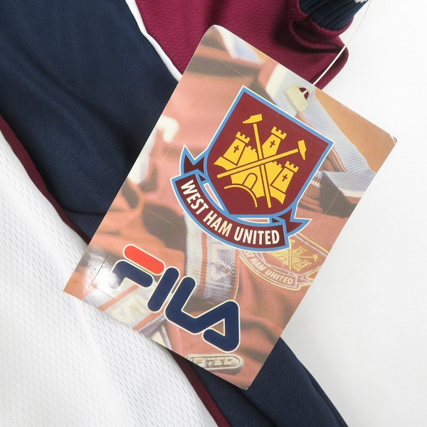 実際に弊社で買取させて頂いたFILA/フィラ ウェストハム・ユナイテッドFC 99/01 アウェイ ユニフォーム/XLの画像 6枚目