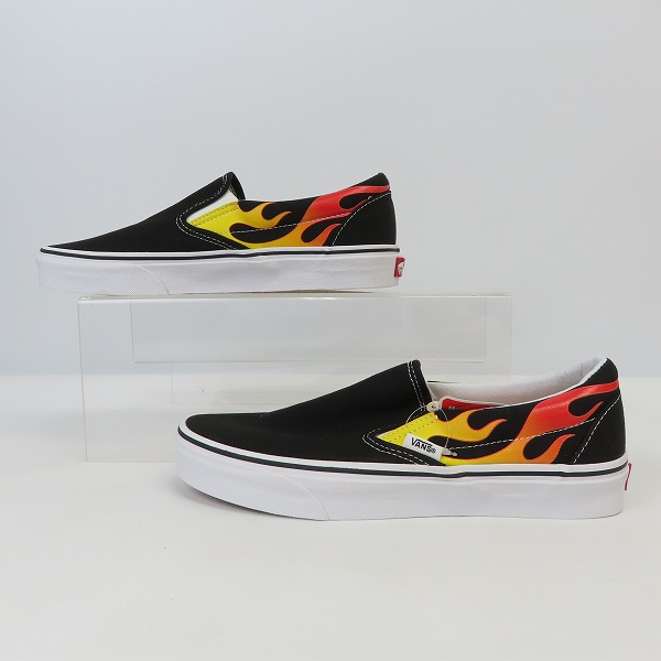 実際に弊社で買取させて頂いた【未使用】VANS/バンズ CLASSIC SLIP-ON FLAME クラシックスリッポン フレイム VN0A38F7PHN/26.5の画像 3枚目