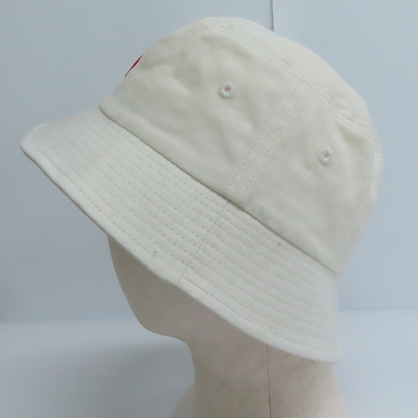 実際に弊社で買取させて頂いたManhattan Portage/マンハッタンポーテージ バケットハット 帽子 ホワイトの画像 2枚目