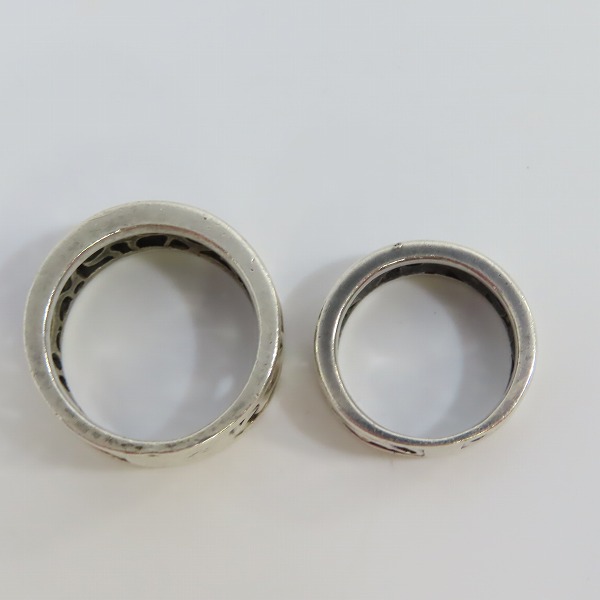 実際に弊社で買取させて頂いたBloodyMary/ブラッディマリー トライバル リング 9号/16.5号 2点セットの画像 3枚目