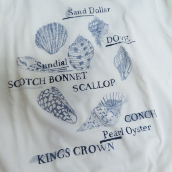 実際に弊社で買取させて頂いたPaul Smith COLLECTION/ポールスミスコレクション 貝 プリントTシャツ ホワイト 299Z/L の画像 4枚目