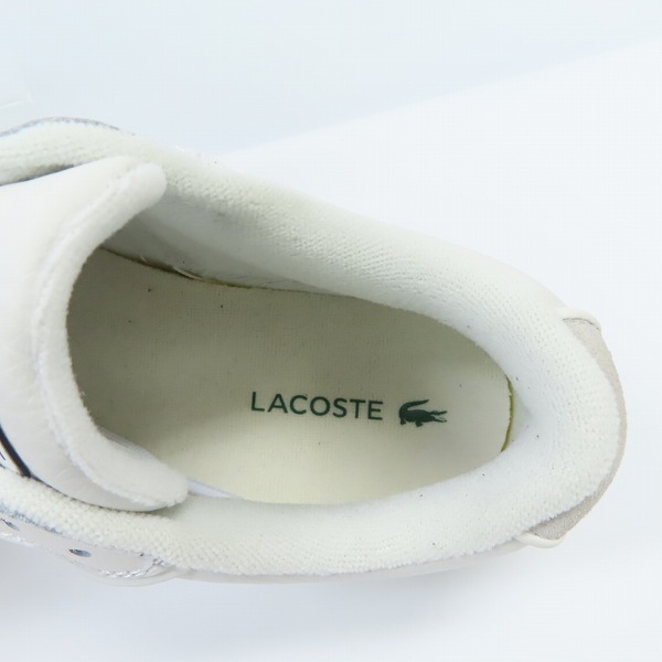 実際に弊社で買取させて頂いたLACOSTE/ラコステ シューズ L001 0321/UK4の画像 4枚目