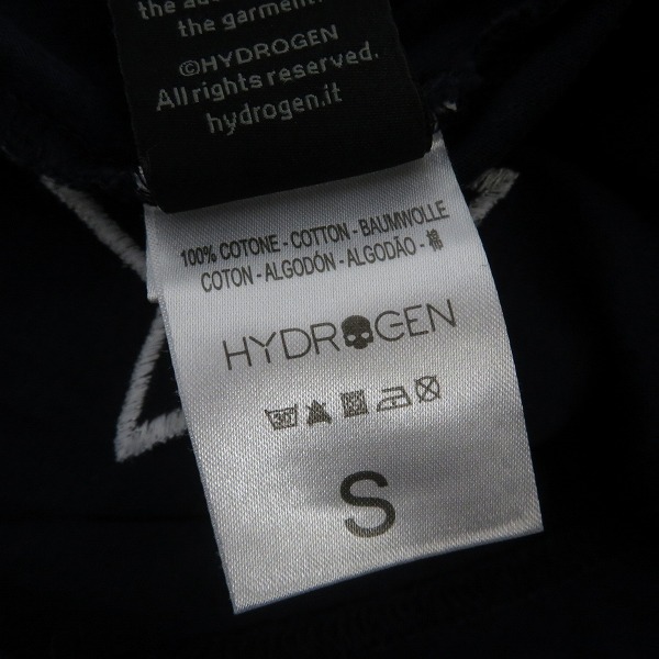 実際に弊社で買取させて頂いたHYDROGEN/ハイドロゲン ラインデザイン ロングスリーブ Tシャツ/Sの画像 3枚目