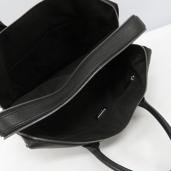実際に弊社で買取させて頂いたHUGO BOSS/ヒューゴボス 2WAY レザー ショルダー ビジネスバッグ ブリーフケースの画像 3枚目