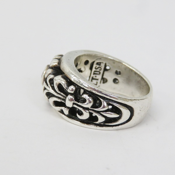 実際に弊社で買取させて頂いた【ギャラ付】LEATHERS & TREASURES/レザーズアンドトレジャーズ フィリグリークロスリング 20.5号の画像 2枚目