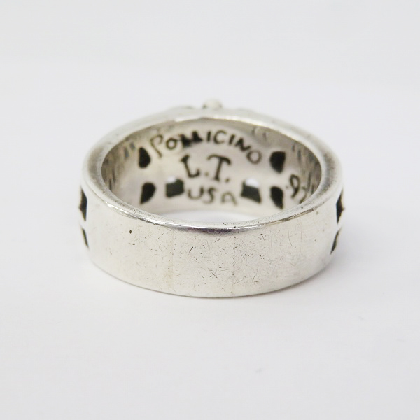 実際に弊社で買取させて頂いた【ギャラ付】LEATHERS & TREASURES/レザーズアンドトレジャーズ キングクラウンリング 26号の画像 3枚目