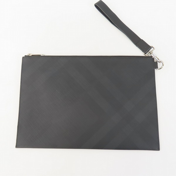 実際に弊社で買取させて頂いたBURBERRY/バーバリー クラッチバッグ ロンドンチェックの画像 1枚目