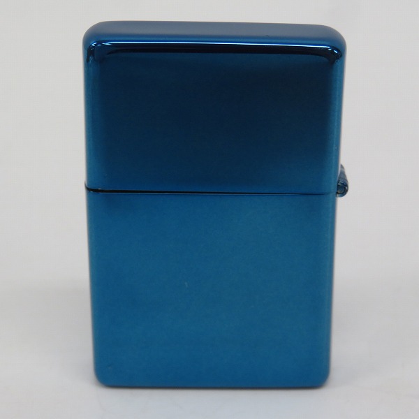 実際に弊社で買取させて頂いたZIPPO/ジッポー LARK/ラーク ロイヤルブレンド 1937レプリカ ブルー 2014年製の画像 1枚目