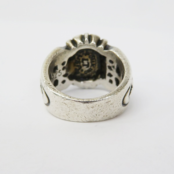 実際に弊社で買取させて頂いた【ギャラ付】LEATHERS & TREASURES/レザーズアンドトレジャーズ スクロールグリフィンリング 21号の画像 3枚目