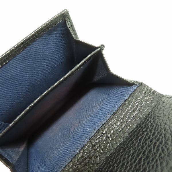 実際に弊社で買取させて頂いたBrooks Brothers/ブルックスブラザーズ 二つ折り財布/ウォレット/ブラックの画像 5枚目