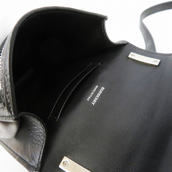 実際に弊社で買取させて頂いたBURBERRY/バーバリー TBモノグラム レザー ロビンバッグの画像 3枚目
