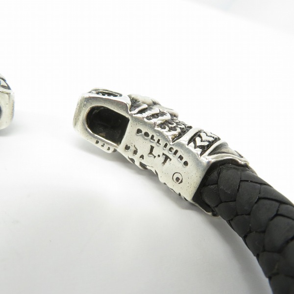 実際に弊社で買取させて頂いた【ギャラ付】LEATHERS & TREASURES/レザーズアンドトレジャーズ ラージケルティックタイガーブレスレットの画像 6枚目