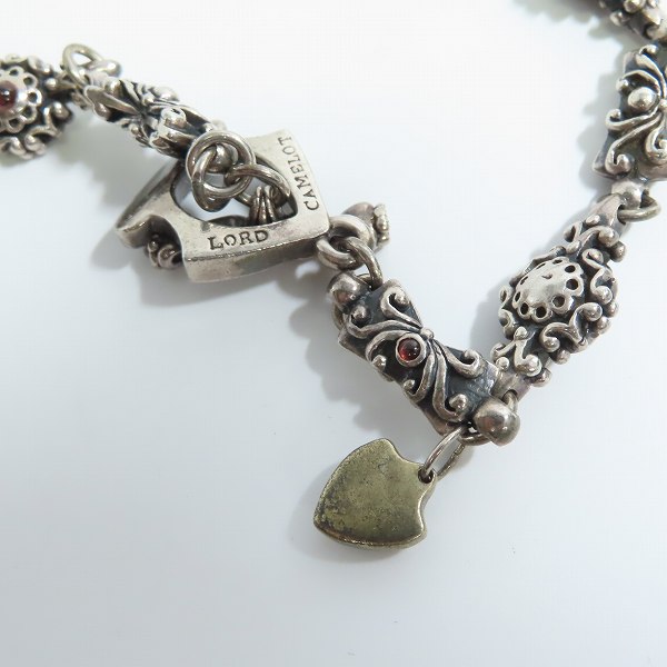 実際に弊社で買取させて頂いたLord Camelot/ロードキャメロット ガーネット デザイン ネックレス チェーン LC-1101GNの画像 4枚目