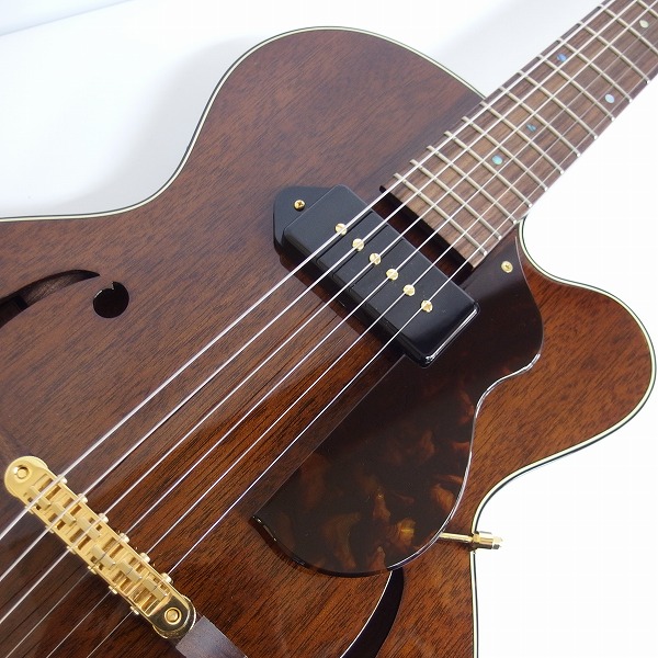 ☆【美品】Rozeo/ロゼオ Ladybug Mahogany-TBC フルアコ エレキギター