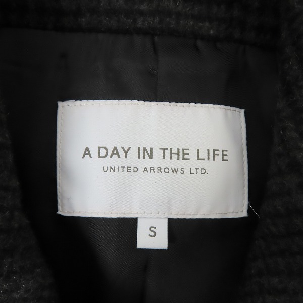 実際に弊社で買取させて頂いた【未使用】UNITED ARROWS/ユナイテッドアローズ A DAY IN THE LIFE コート/Sの画像 2枚目
