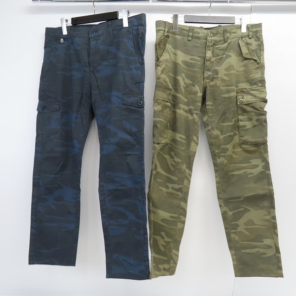 実際に弊社で買取させて頂いたHYDROGEN/ハイドロゲン カモフラ/迷彩柄 カーゴパンツ 2点セット