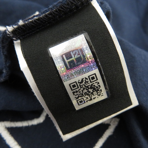 実際に弊社で買取させて頂いたHYDROGEN/ハイドロゲン ラインデザイン ロングスリーブ Tシャツ/Sの画像 4枚目