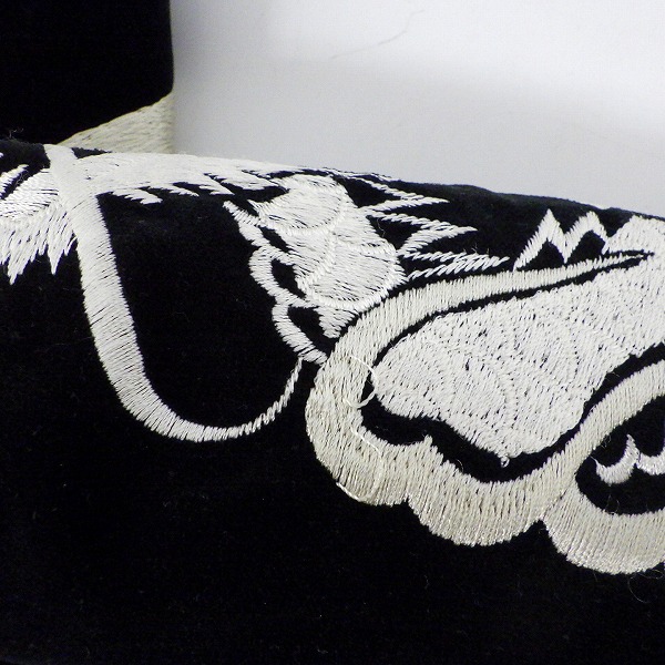 実際に弊社で買取させて頂いたTHE FLAT HEAD/フラットヘッド スカル 龍 刺繍 リバーシブル スカジャン/Lの画像 7枚目