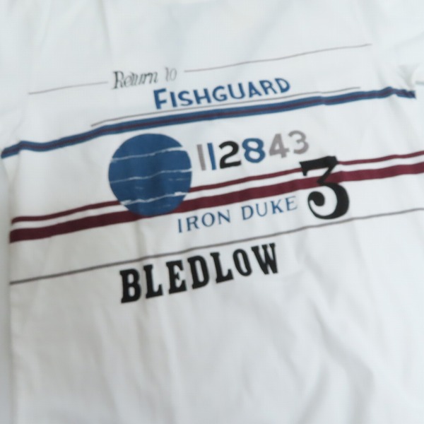 実際に弊社で買取させて頂いたPaul Smith COLLECTION/ポールスミスコレクション Return to FISHGUARD プリントTシャツ ホワイト 299Z/L の画像 4枚目