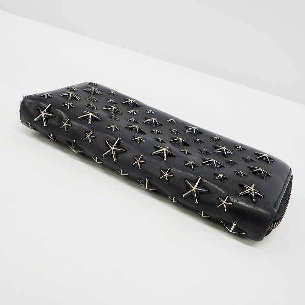 実際に弊社で買取させて頂いたJIMMY CHOO/ジミーチュウ ラウンドファスナー 長財布/ウォレットの画像 2枚目