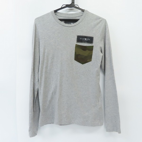 実際に弊社で買取させて頂いたHYDROGEN/ハイドロゲン ロングスリーブ ポケットTシャツ /XS