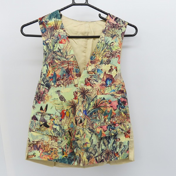 実際に弊社で買取させて頂いたPaul Smith/ポールスミス バードプリント/総柄 ジレ/ベスト PC-IS-66469/M