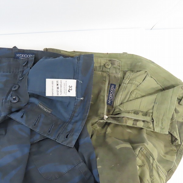 実際に弊社で買取させて頂いたHYDROGEN/ハイドロゲン カモフラ/迷彩柄 カーゴパンツ 2点セットの画像 3枚目