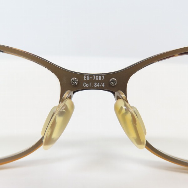 実際に弊社で買取させて頂いたspec espace/スペックエスパス デミ柄 度入り 眼鏡/メガネフレーム ES-7087の画像 4枚目