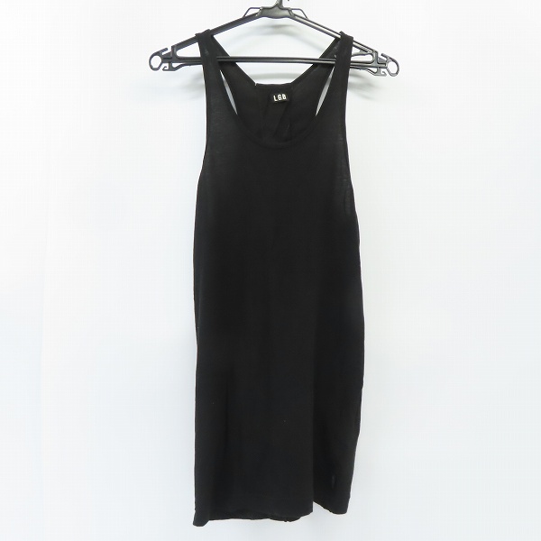 実際に弊社で買取させて頂いたL.G.B./ルグランブルー バックライン レザー タンクトップ TK/M 004FLTH /1