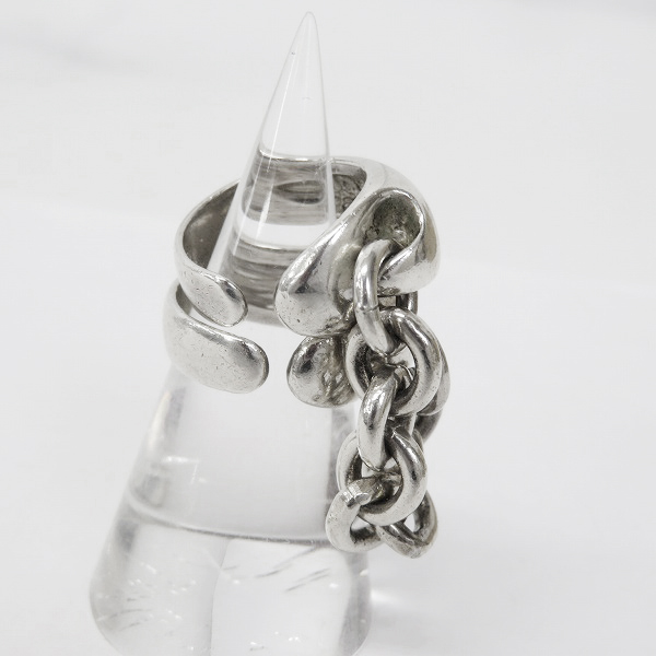 実際に弊社で買取させて頂いたMARS/マーズ 2連チェーン シルバーリングの画像 3枚目