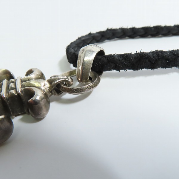 CHROME HEARTS/クロムハーツ BSフレアペンダント w/レザーブレードの