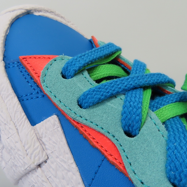 実際に弊社で買取させて頂いた【未使用】KAWS×sacai×NIKE/カウズ×サカイ×ナイキ Blazer Low DM7901-400/26の画像 7枚目