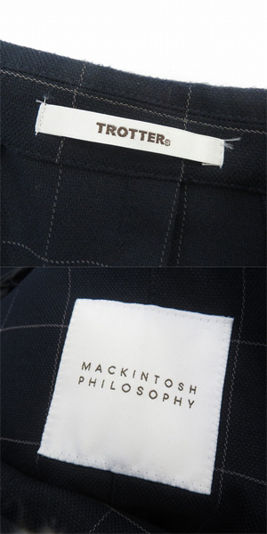 実際に弊社で買取させて頂いたMACKINTOSH PHILOSOPHY/マッキントッシュフィロソフィー TROTTER セットアップ スーツ H1E26-234-28/36R/38の画像 2枚目