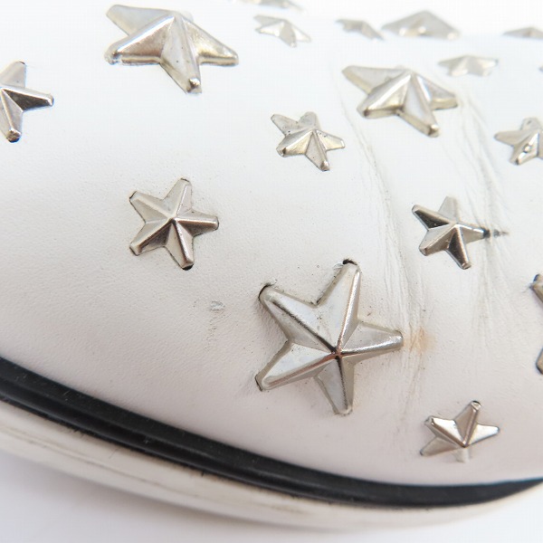 実際に弊社で買取させて頂いたJIMMY CHOO/ジミーチュウ スタースタッズ スリッポン シューズ/39の画像 6枚目