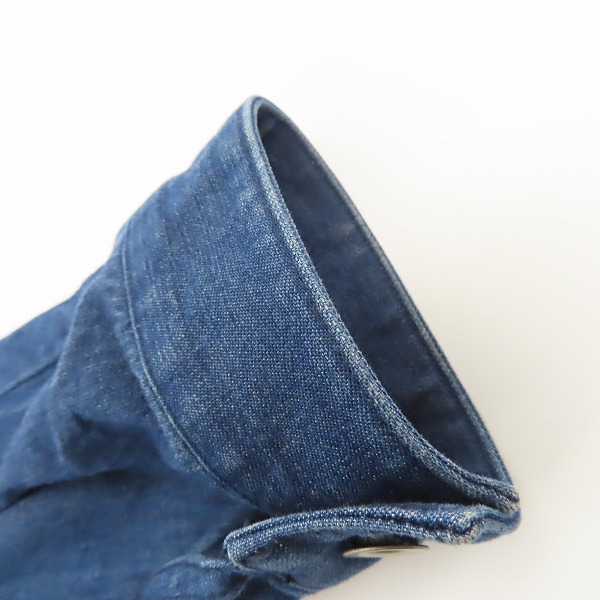 実際に弊社で買取させて頂いたPaul Smith/ポールスミス RED EAR/レッドイヤー 16AW INDIGO DENIM BALCOLLAR COAT/Mの画像 6枚目