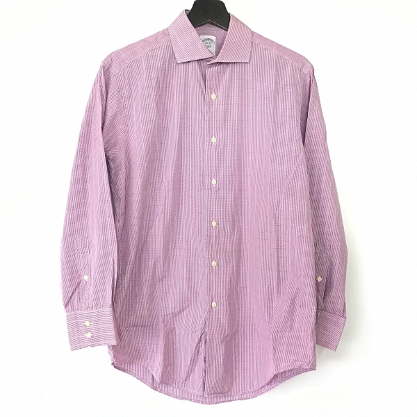 実際に弊社で買取させて頂いた【おまとめ品】BROOKS BROTHERS/ブルックスブラザーズ 無地/チェック柄 等 シャツの画像 5枚目