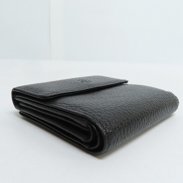 実際に弊社で買取させて頂いたBrooks Brothers/ブルックスブラザーズ 二つ折り財布/ウォレット/ブラックの画像 2枚目