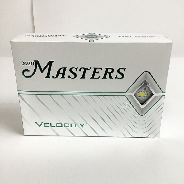 実際に弊社で買取させて頂いた【未使用/オウンネーム】Titleist/タイトリスト 2020 MASTERS VELOCITY ゴルフボール 1ダースの画像 4枚目