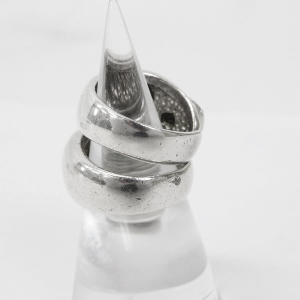 実際に弊社で買取させて頂いたMARS/マーズ 2連チェーン シルバーリングの画像 2枚目