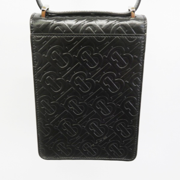 実際に弊社で買取させて頂いたBURBERRY/バーバリー TBモノグラム レザー ロビンバッグの画像 1枚目