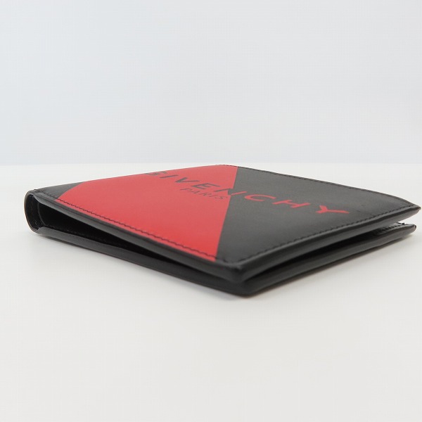 実際に弊社で買取させて頂いたGIVENCHY/ジバンシイ  20AW バイカラー レザー 二つ折り財布/ウォレットの画像 2枚目