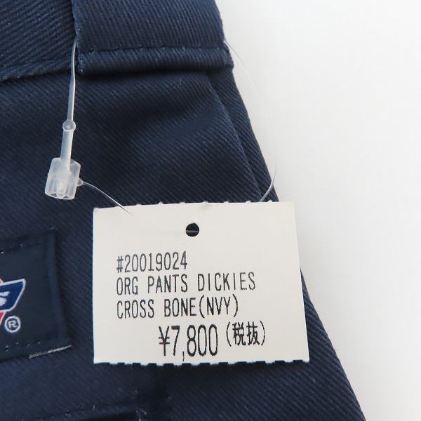 実際に弊社で買取させて頂いた【未使用】Dickies×East L.a./ディッキーズ 874 Original Fit クロスボーン ワークパンツ W5417J9 34×32の画像 7枚目