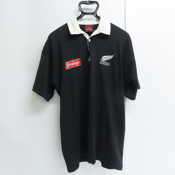 実際に弊社で買取させて頂いたCANTERBURY/カンタベリー ALL BLACKS/オールブラックス Steinlager 半袖 ラガーシャツ /L