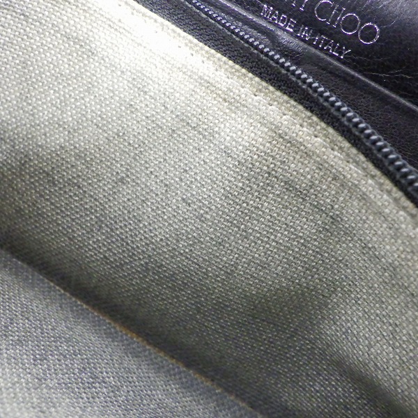 実際に弊社で買取させて頂いたJIMMY CHOO/ジミーチュウ ラウンドファスナー 長財布/ウォレットの画像 5枚目