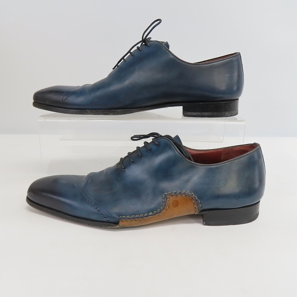 実際に弊社で買取させて頂いたMAGNANNI/マグナーニ ホールカット ドレスシューズ 15440/43の画像 3枚目