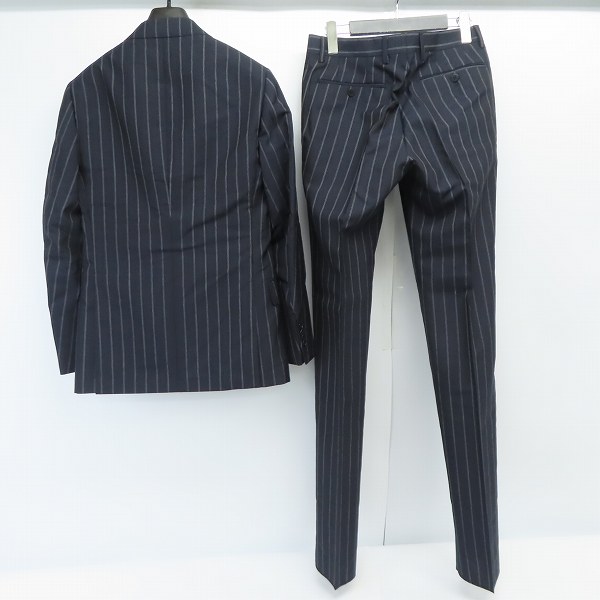 実際に弊社で買取させて頂いた【未使用】UNITED ARROWS/ユナイテッドアローズ ダブルストライプ 3B コンフォート スーツ セットアップ 1123-259-5240/42の画像 1枚目