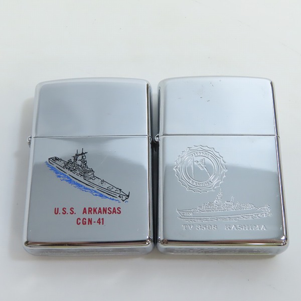 コレクション zippo U.S.S. ARKANSAS CGN-41 ZIPPO/ジッポー 米海軍 USS Arkansasアーカンソー CGN-41/TV