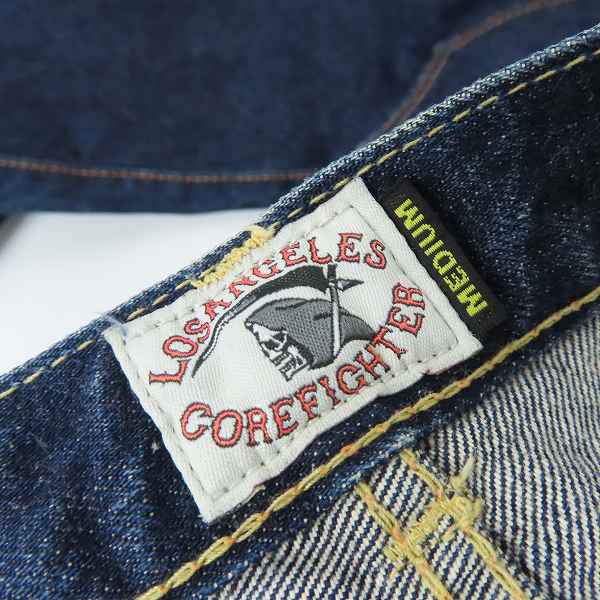 実際に弊社で買取させて頂いたCORE FIGHTER/コアファイター インディゴデニムパンツ/Mの画像 3枚目