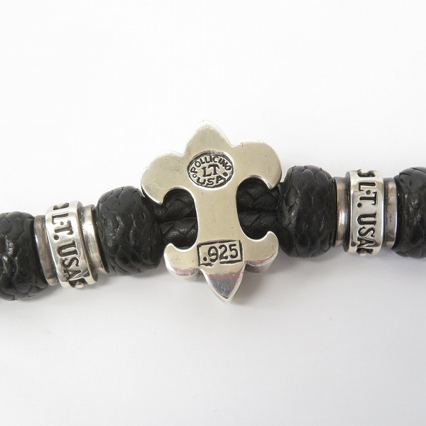 実際に弊社で買取させて頂いたLEATHERS & TREASURES/レザーズアンドトレジャーズ グランドフレアデリーブレスレットの画像 4枚目